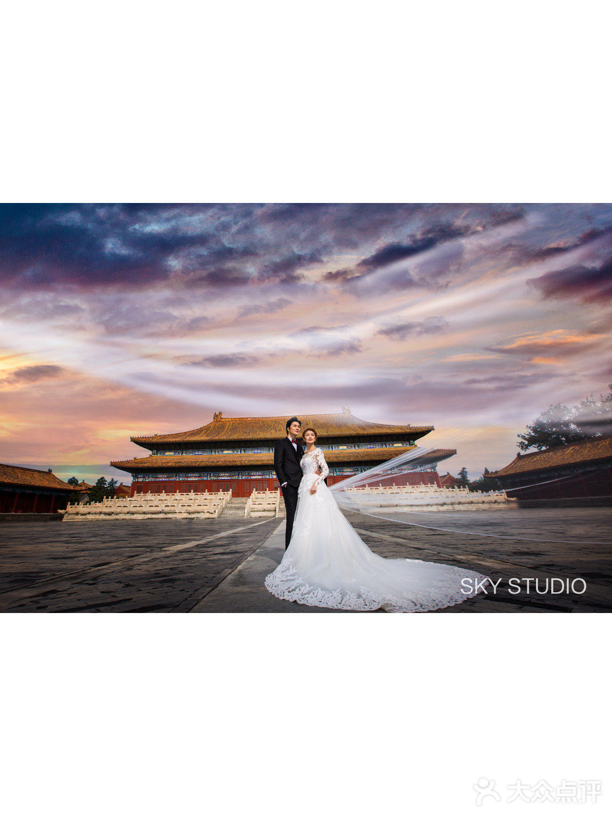 北京故宫婚纱照美翻天中国风建筑婚纱摄影风格