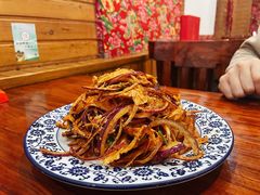 特色炝板筋-土菜水饺村(宁夏路店)