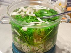 清汤荠菜肉丸-大鹏饭店·金陵家宴(奥体中心店)