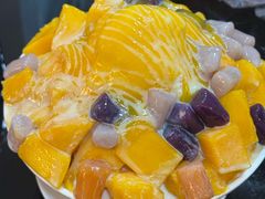 芒果芋圆牛奶绵绵冰-水牛奶皇后糖水铺(深圳总店)