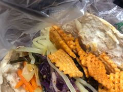 鸭蛋菜夹馍-三兄弟高炉烧饼
