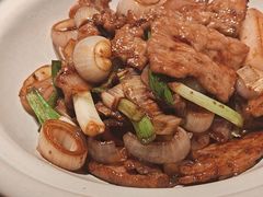 葱爆牛肉-粗茶淡饭·隐庐私厨(东亭店)