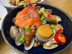 捞汁海鲜拼盘-必点海鲜·海肠捞饭大王(滨江道店)