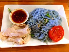 -蝶豆花蓝面条