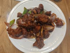 椒香虾仁爆鸡球-陈傻子餐厅(世纪都会店)