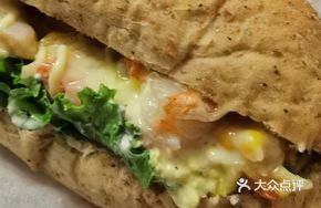 Caesar Shrimp Sandwich