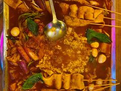 牛肉火山炒年糕-包装马车·韩国料理·포장마차