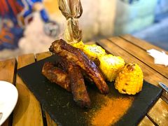 美式烟熏烧烤猪肋排配烤玉米-Cyclus Craft Kitchen薩克思手工厨房