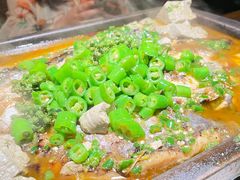 鲜青椒烤鱼-探鱼·鲜青椒爽麻烤鱼(银泰城店)
