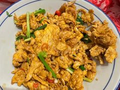 香醋炒土鸡蛋-荆九爷爆炒桥头三嫩(浙大店)