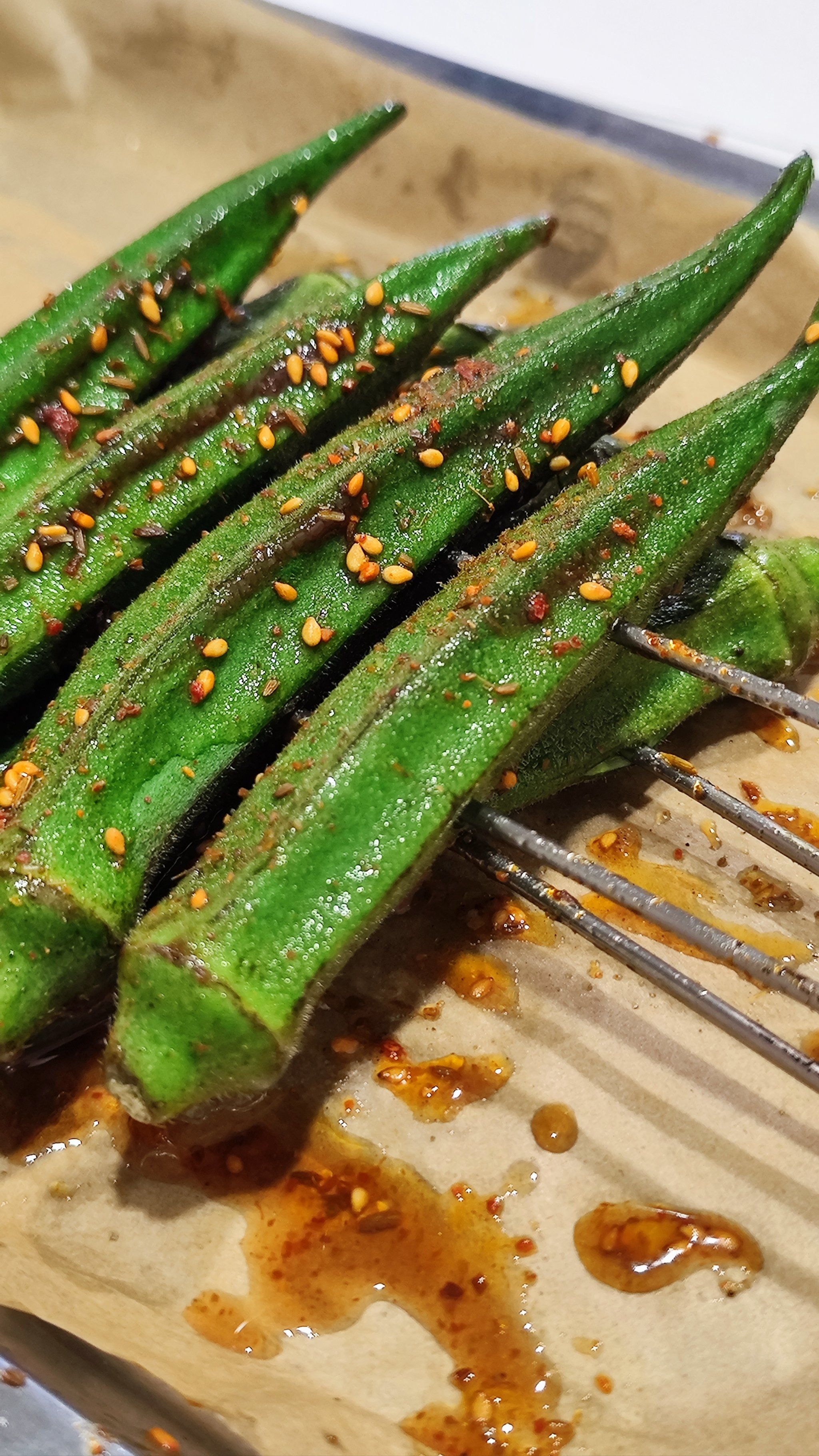 你喜欢 烤秋葵的味道么