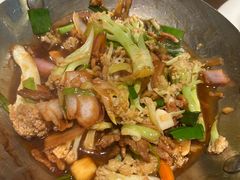 干锅花菜-小菜园新徽菜(常州金坛吾悦店)