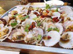 油泼扇贝-虾宝贝胶东海鲜·渔家菜(小西天店)
