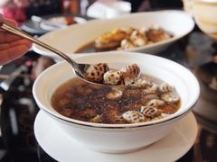古越陈酿煮花螺-杭州西子湖四季酒店·金沙厅