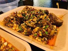 蒜爆鸭架-肉店炸炸炸·爆汁孜然牛肉