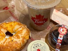 鲜萃奶咖·深度烘焙-Tims天好咖啡·贝果(星河中心店)