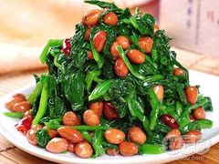 果仁菠菜-村东第一家私房菜馆(古北水镇店)