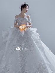 点击看大图 -艾拉·女王婚纱礼服馆