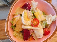 有机蔬菜水果沙拉-樱の千渡日式料理·铁板烧•烧鸟(金盛田广场店)