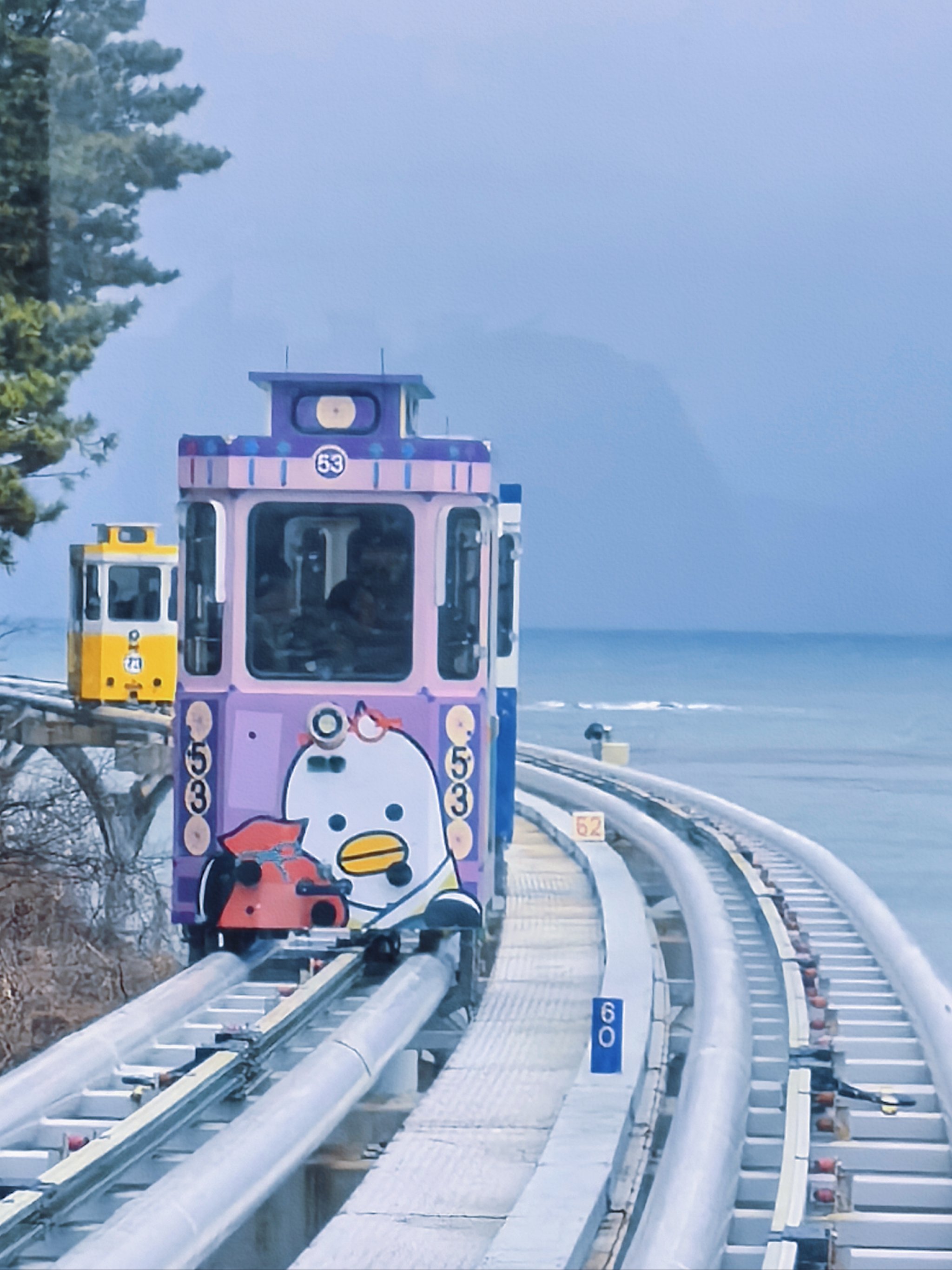 釜山海云台小火车图片