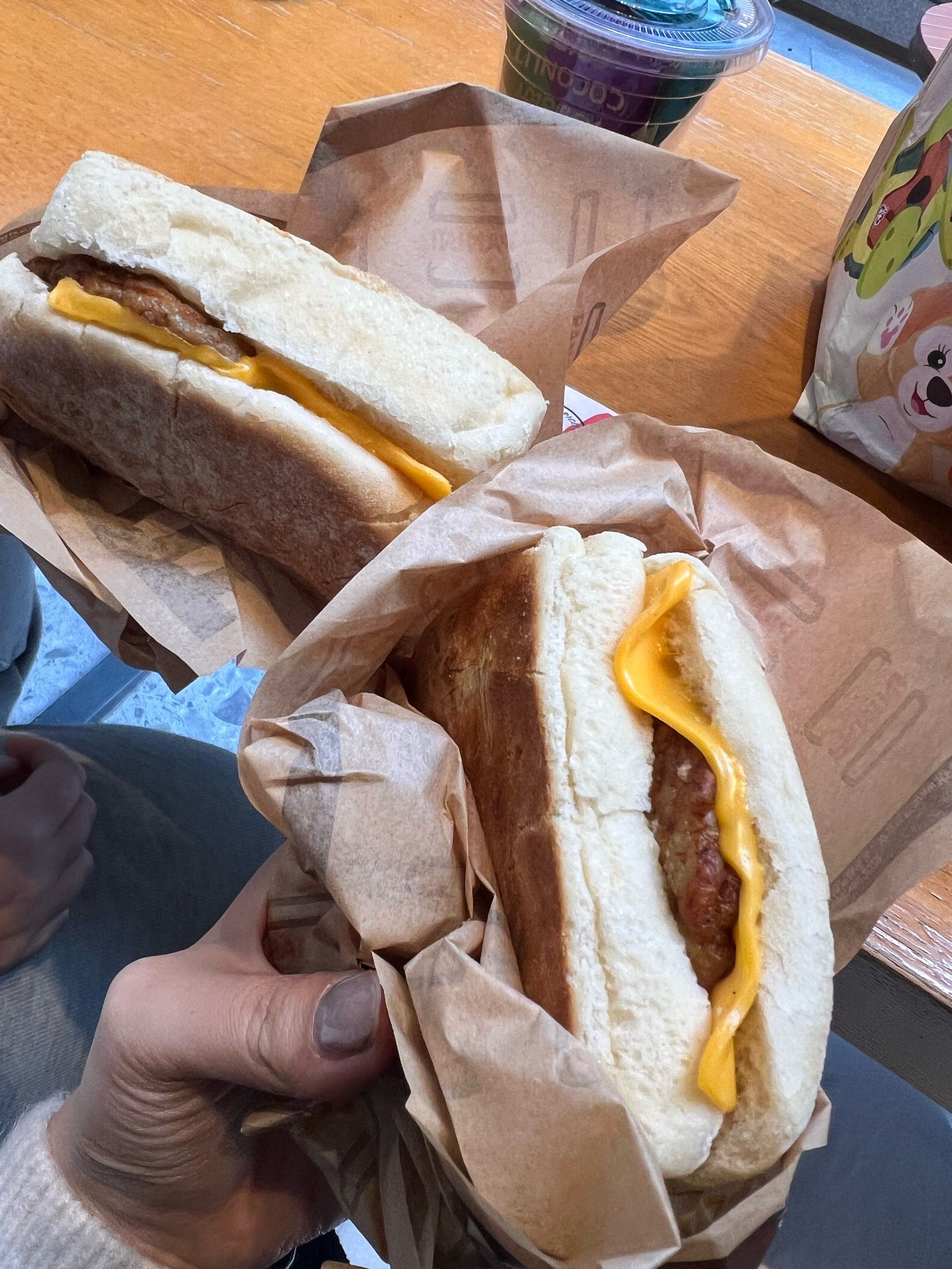 早饭是小小三明治