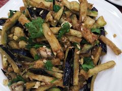 茄子拌扇贝-华圆美食