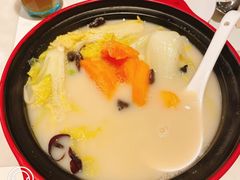 鲜贝鱼汤煮时蔬-港丽餐厅(高德置地店)
