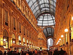 北门往南拍-埃马努埃莱二世拱廊