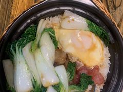 双拼腊味窝蛋煲仔饭-阿清煲仔店(纺织城店)
