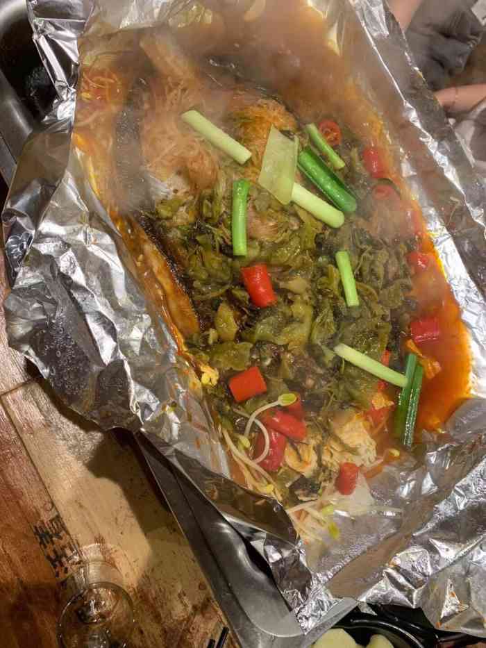 愿者上钩纸包鱼61烧烤(沙井店)-"深圳探店 愿者上钩烤鱼店经常吃