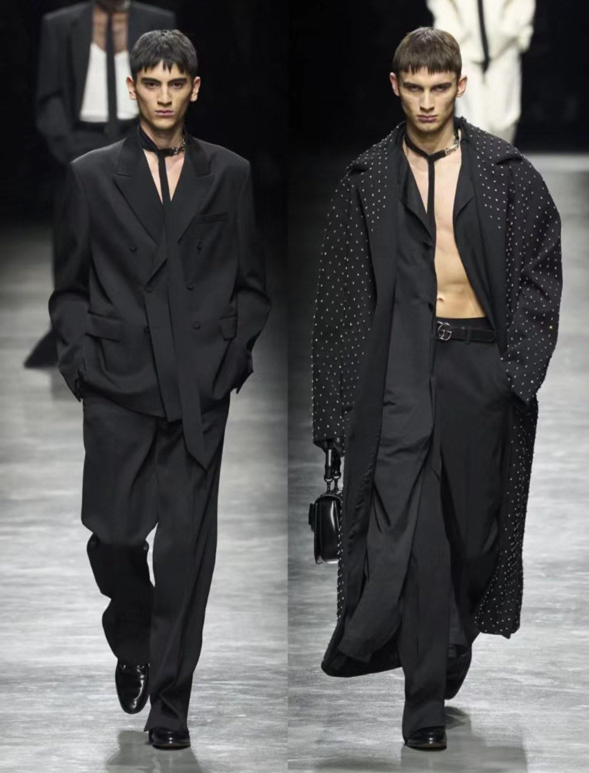 gucci24年男士秀场优雅系列