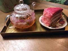 玫瑰油切茶-一棵树咖啡馆(泉乐坊店)