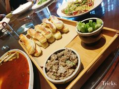 虾酱卷子-渔民船说·北塘海鲜·天津菜·海肠捞饭(北塘古镇店)