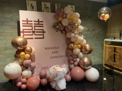 -七月气球布置订婚·宝宝宴· 求婚·生日布置(二七万达店)