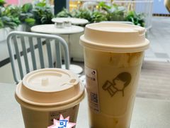 烤黑糖波波牛乳-喜茶(上海五角场万达店)