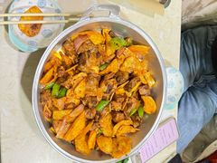 -尕有炕锅烤羊肉