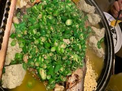翡翠青椒烤黔鱼-烤匠麻辣烤鱼(环球中心店)
