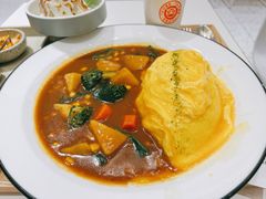 蔬菜咖喱蛋包饭-池奈·日式咖喱蛋包饭(老城根Gpark店)
