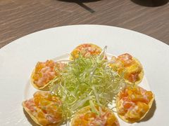 三文鱼芒果-朴墅(西湖青芝坞店·杭帮菜·家宴.14年的店)