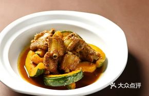 Braised Pork Ribs with Chestnut Squash