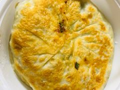 手工猪肉韭菜馅饼-孟记粥铺·家常菜·烧烤·粥(亚运村店)