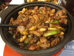 石锅鲍鱼葵花鸡-南山鲜虾面·活鲜小馆·海味大连菜(南山总店)