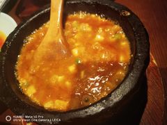 鸡汤虾仁豆腐-绿茶餐厅(松江万达店)