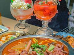 -街角等你.大连海鲜烧烤.经典铁板海鲜串(西安路店)