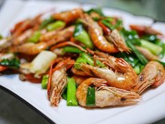 葱爆虾-广迎居老正兴菜馆