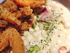 炸鸡配奶油年糕-HOTISLAND海鸡岛·韩国料理(江南西店)
