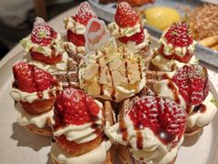 草莓忌廉华夫饼-BE BRIGHT KITCHEN(正佳广场店)