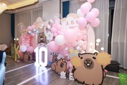 -小鲤鱼生日气球派对会场策划布置