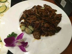 腊八蒜熘肝尖-院落创意菜