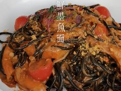 蟹膏海鲜墨鱼面-农畉LONFOOD(福田星河COCOPark店)